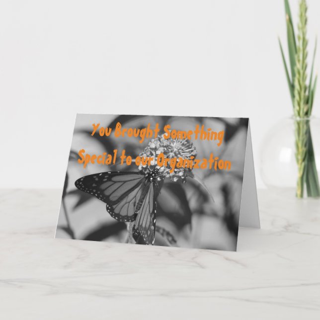 Cartão Sua valiosa perspectiva de voluntário sem fins luc (Frente)