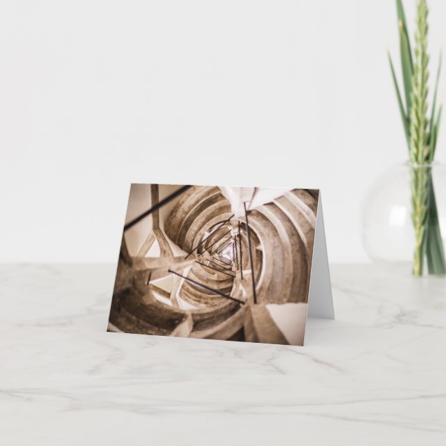 Cartão Subindo em Escadas Inovadoras (Frente)