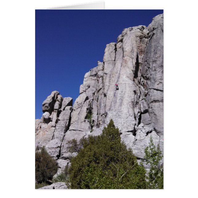 Cartão Subindo na Reserva Nacional da Cidade das Rochas (Frente)