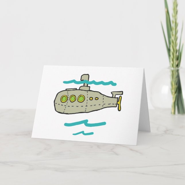 Cartão Submarino (Frente)