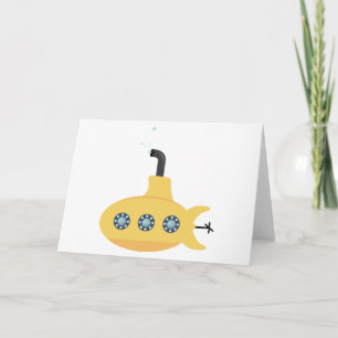 Cartão Submarino Amarelo