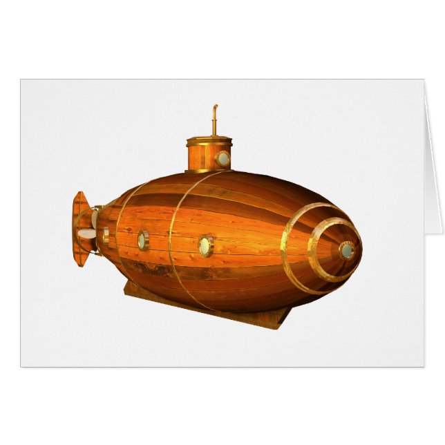 Cartão submarino precoce (Frente Horizontal)