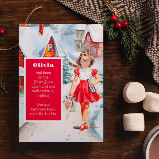 Cartão Substitua seu Natal (Criador carregado)