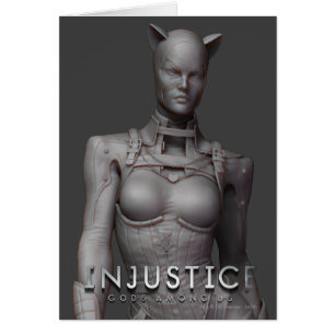 Cartão Substituição da mulher-gato