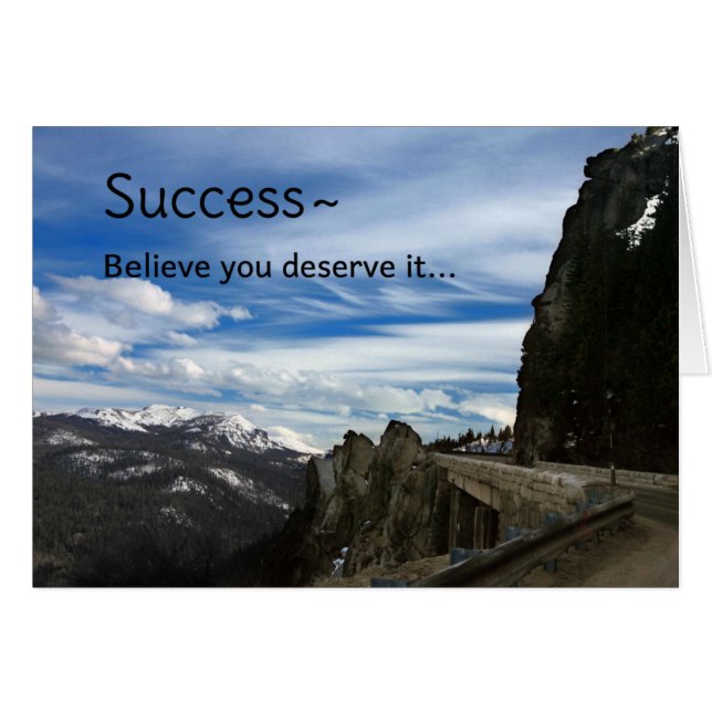 Cartão Sucesso... (Frente Horizontal)