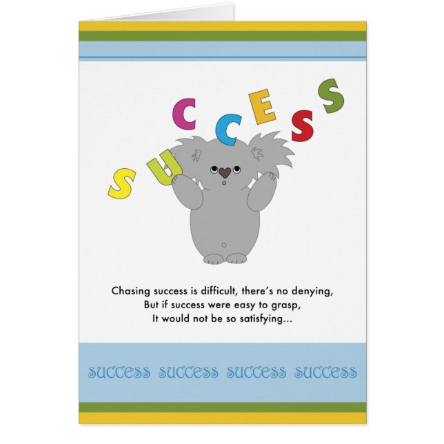 Cartão Sucesso procurando (Frente)