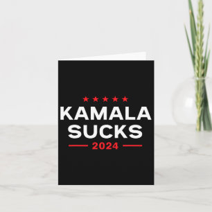 Cartão Sucks 2024 Anti Kamala Harris