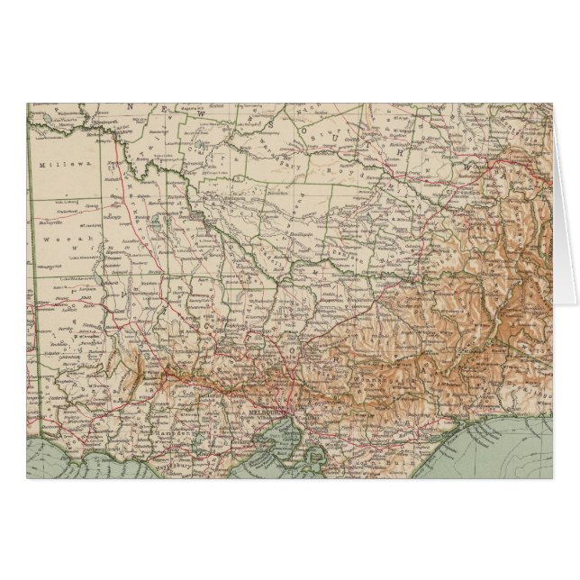 Cartão Sudeste da Austrália por 168 (Frente Horizontal)