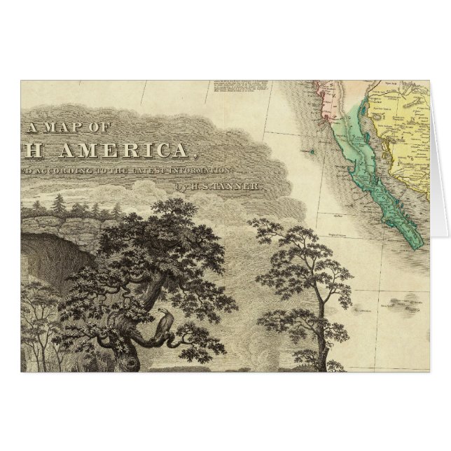 Cartão Sudoeste da América do Norte (Frente Horizontal)