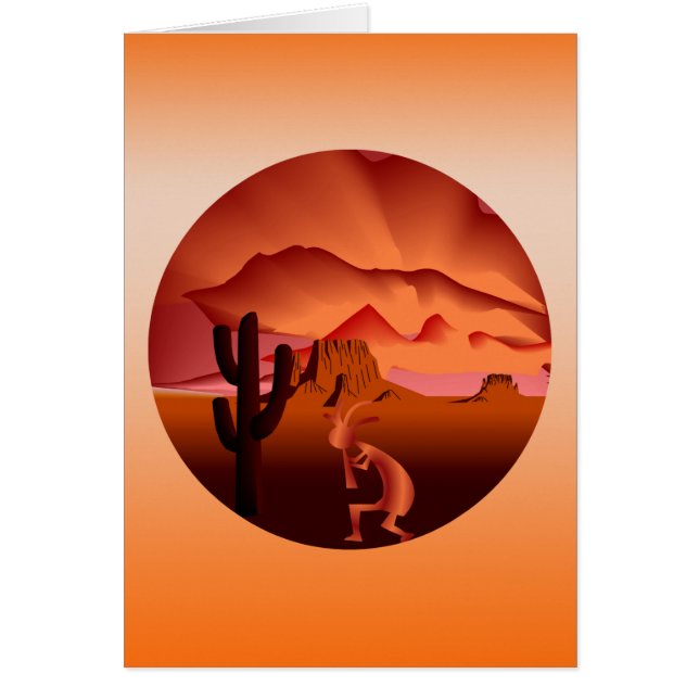 Cartão Sudoeste Kokopelli (Frente)