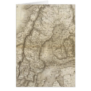 Cartão Suecia, Dinamarca, Noruega