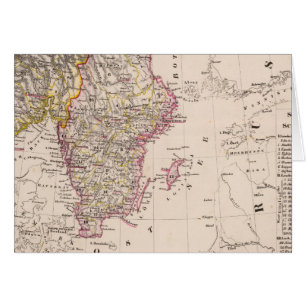 Cartão Suecia do Sul e Noruega
