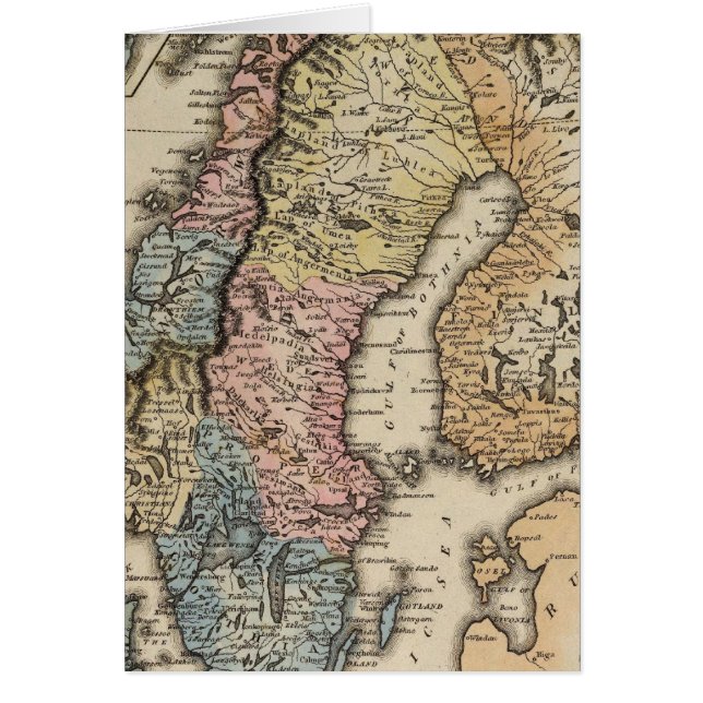 Cartão Suecia e Noruega 3 (Frente)