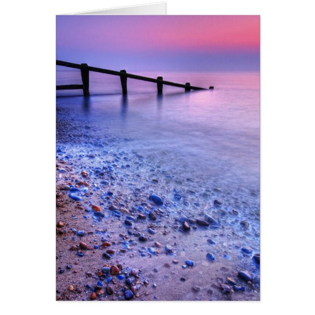 Cartão Suffolk 7. da praia de Aldeburgh - personalizado (Frente)