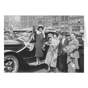 Cartão Suffragette Rosáalia Jones 1924