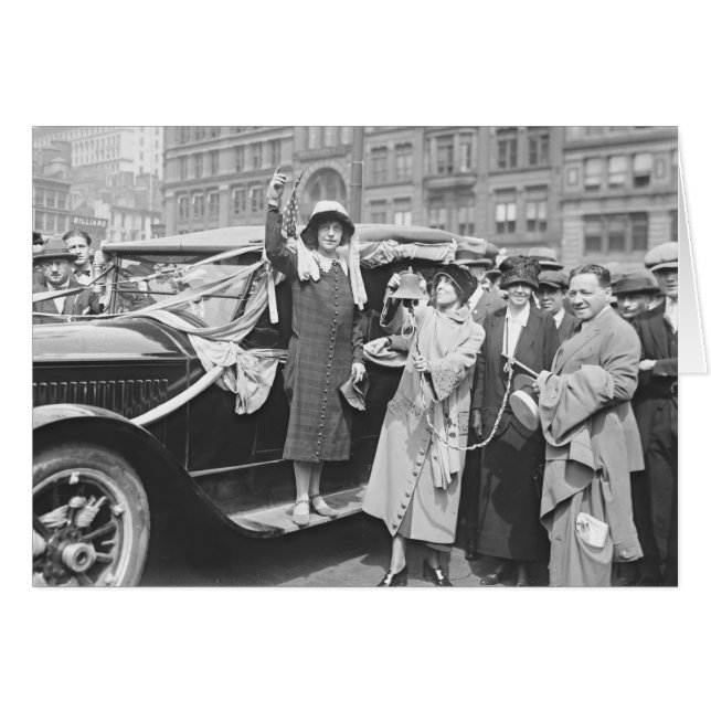 Cartão Suffragette Rosalie Jones 1924 (Frente Horizontal)