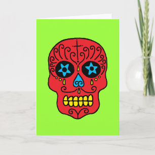 Cartão Sugar Skull Man