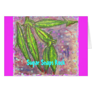 Cartão Sugar Snaps Rock