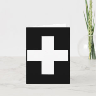 Cartão Suiça de Bandeira Suíça Alvos de Luzerna de Traves