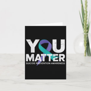 Cartão Suicídios Prevenção Camisa Sensibilização Suicida 