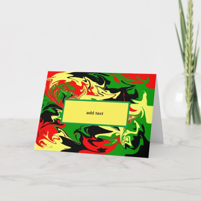 Cartão Sujidade Afrocêntrica (Frente)