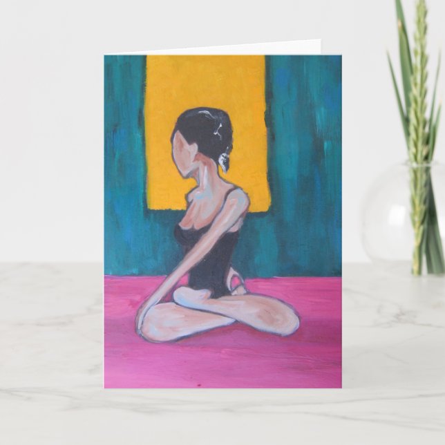 Cartão Sukhasana (Frente)