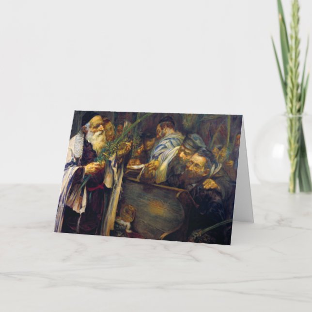 Cartão SUKKOT by Leopold Pilichowski - 1895 (Frente)