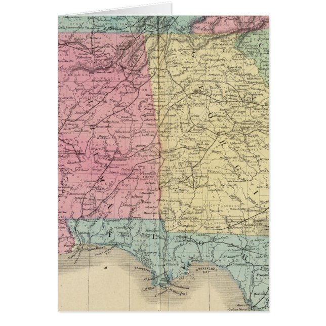 Cartão Sul dos EUA (Frente)