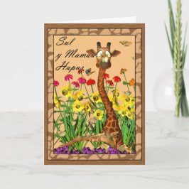 Cartão Sul y Mamau Hapus, Mothers Day Welsh Language card