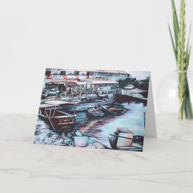 Cartão Sultry Prelude para o crepúsculo, Jaffe, Israel -  (Frente)