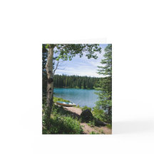 Summer at Sunset Lake Note Card