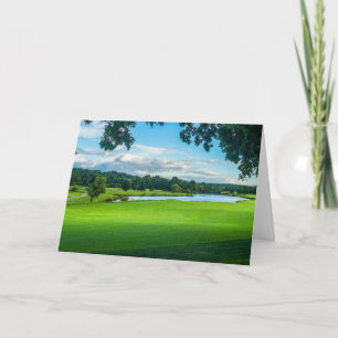Cartão Summer At The Golf Course