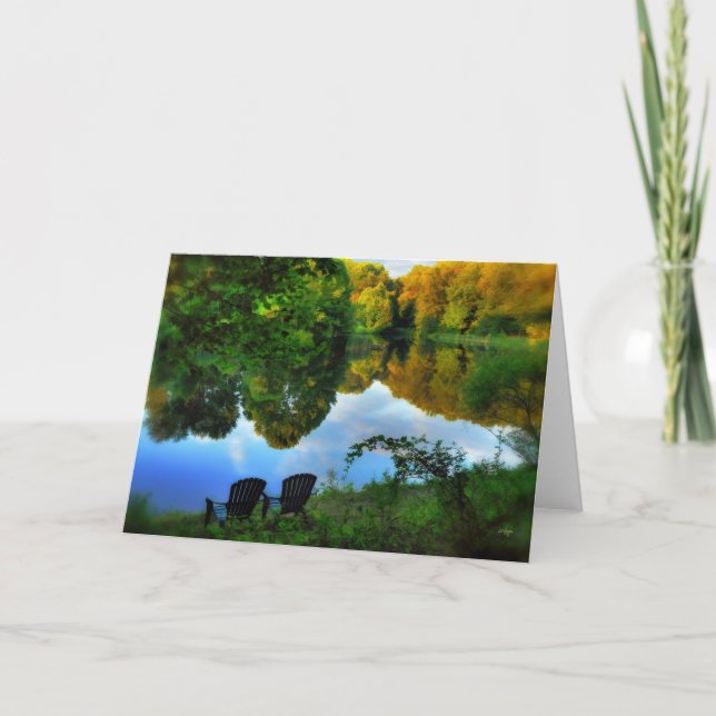 Cartão Summer Breeze Greeting Card - Blank Verse (Frente)