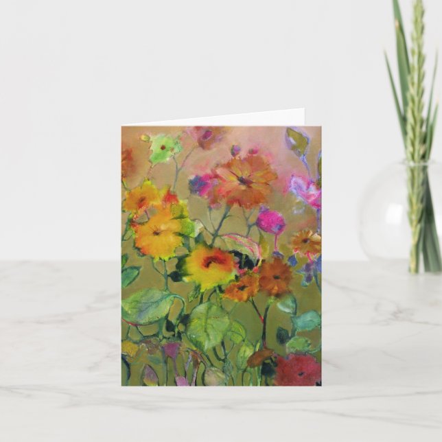 Cartão Summer Flowers • Michelle Abrams - card (Frente)