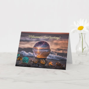 Cartão Summer Solstice Eve Litha Saudações
