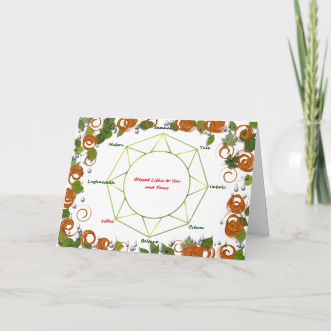 Cartão Summer Solstice Greeting Card (Frente)