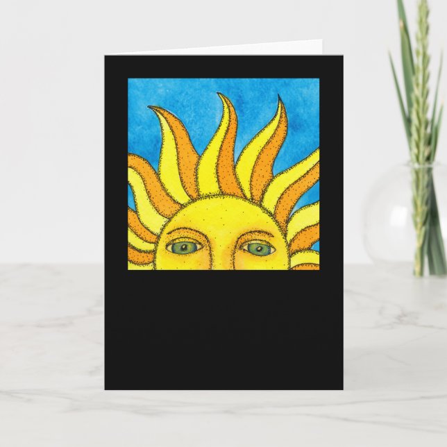Cartão Summer Sun Greeting Card (Frente)