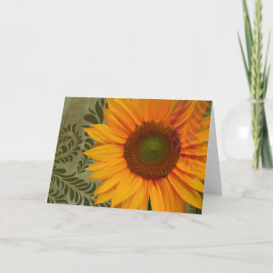 Cartão Summer Sun II greeting card, sunflower gardening
