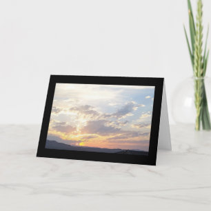 Cartão Summer Sunset- Song of Sol. 4:7 Greeting Card