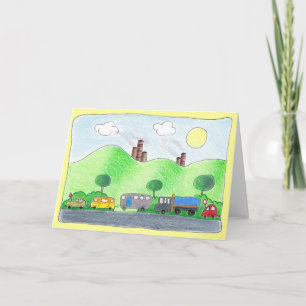 Cartão Summer Time Drive Greeting Card
