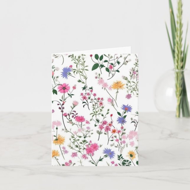 Cartão Summer Willowers (Frente)