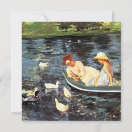 Cartão Summertime (por Mary Cassatt)