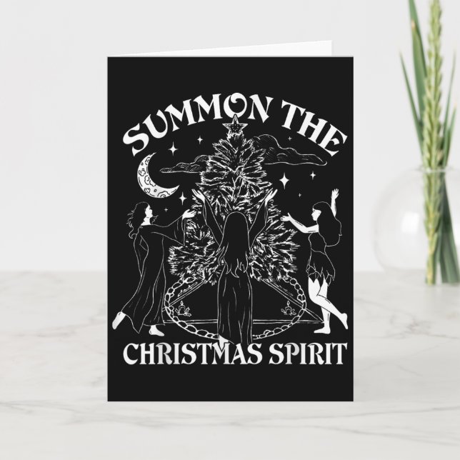 Cartão Summon The Christmas Srit - Spread Holiday Magic  (Frente)