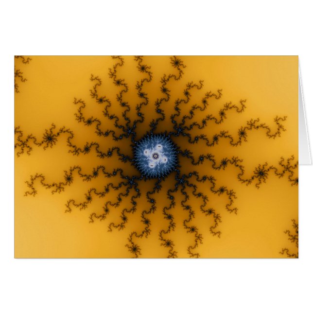 Cartão Sun 2 - Placa Fractal (Frente Horizontal)