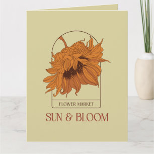 Cartão Sun & Bloom
