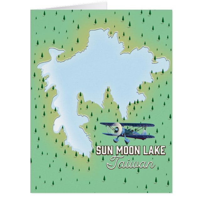 Cartão Sun Moon Lake Taiwan (Frente)
