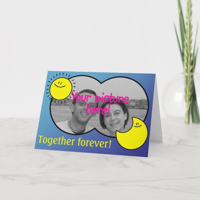 Cartão Sun & Moon Photo Card (Frente)