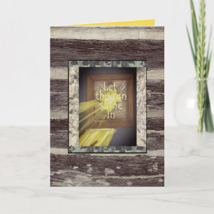 Cartão Sun Shine In