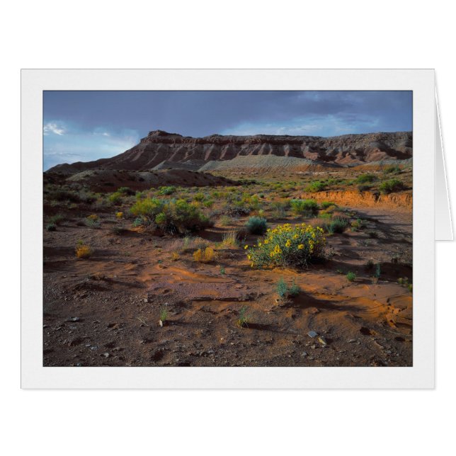 Cartão "Sundowner Plateau" (Frente horizontal)