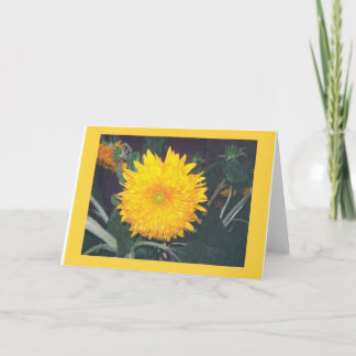 CARTÃO SUNFLOWER